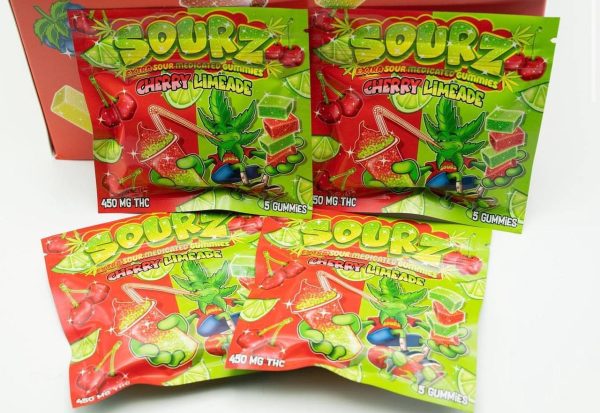 Sourz Gummies Cherry Limeade Edible