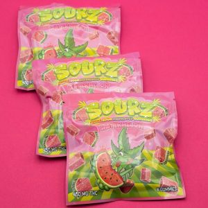 Sourz Gummies Watermelon Edibles